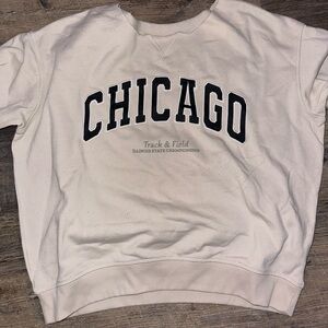 Chicago H&M off the shoulder sweatshirt